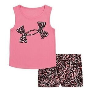 Under Armour Toddler Girls Tank Top & Shorts Set Choose Size 12M